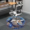 1PCWinter Fantasy Office Round Area Rug, Indoor Mat Suitable For Office, Under Office Chairs Bedroom Living Room Home Decor, Room Deco027