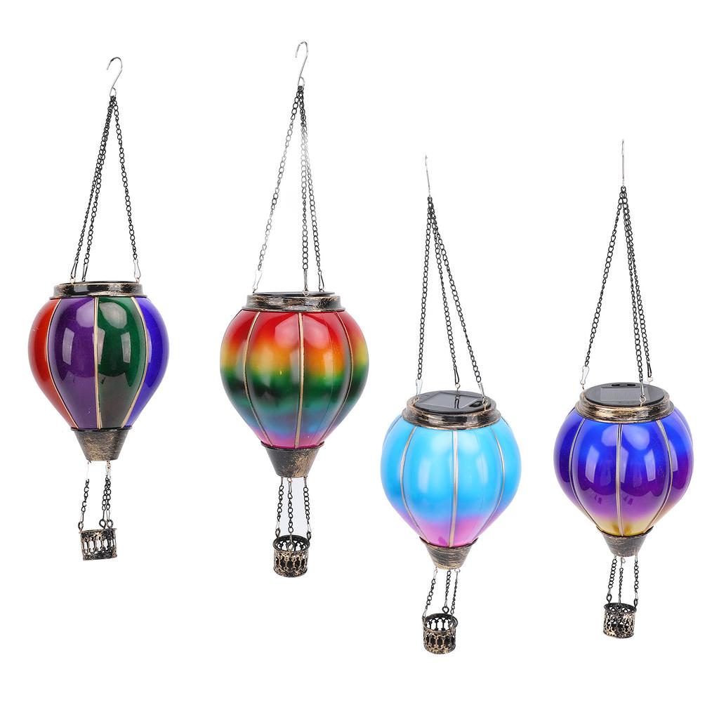 Solar Fire Balloon Lantern Multipurpose Innovative Exquisite Fire Balloon Solar Lights for Patio Yar