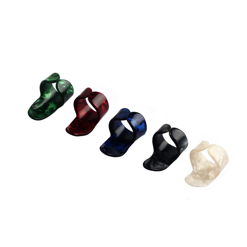 Celluloid Guitar Thumb Pick Right Finger Cover Fingerstyle Guitar Pick Thumb Index Finger Pick Optional Wholesale