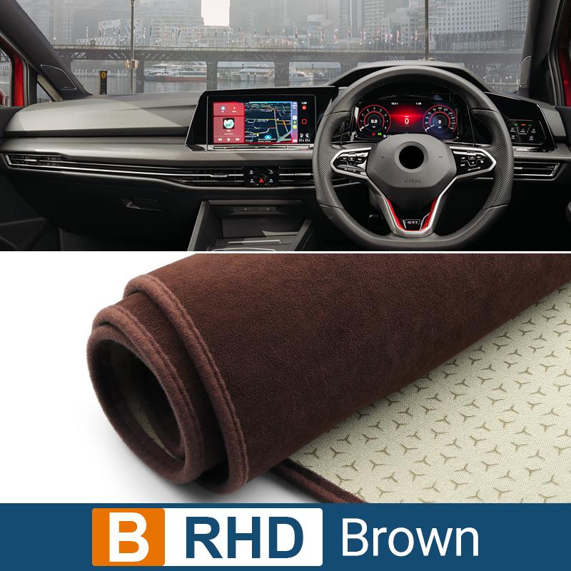 For Volkswagen VW Golf 8 MK8     Car Dashboard Cover Mat Trument Carpets Anti-UV Non-Slip Pad Accessories