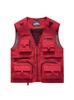 Gilet de pêche en maille à poches multiples à séchage rapide pour homme - Veste décontractée d'extérieur Printemps & Automne