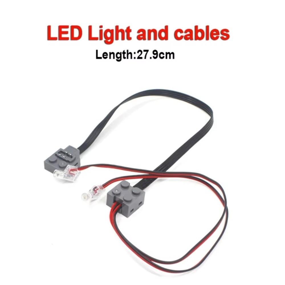 Building Block DIY LED Light Link Line Cable Building Block Light Cable Toy Model Accessories