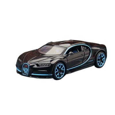 1/32 Bugatti Chiron Car Toy for Children  Diecast Super Sport Miniature Model Pull Back Sound & Light Collection Gift for Boys