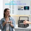 Greadio 2025 Multifunctional Boombox CD Bluetooth Rechargeable CD FM EQ 5000mAh High Remote USB Portable CD Cassette Tape Bluetooth Double 5W Stereo