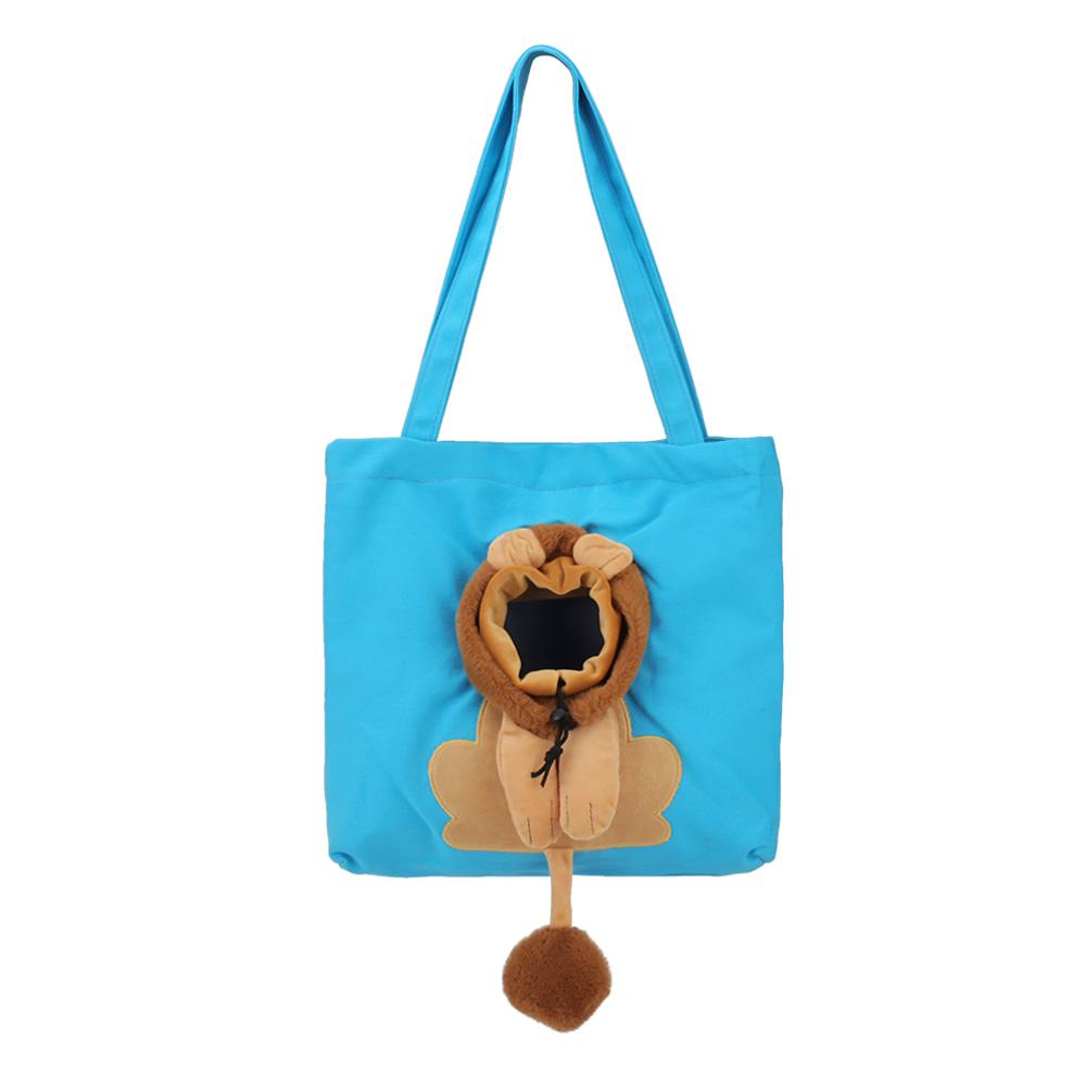 Cat Carriers Bag Canvas Pet Bag Outgoing Travel Mini Dog Handbag Portable Breathable Cute Lion