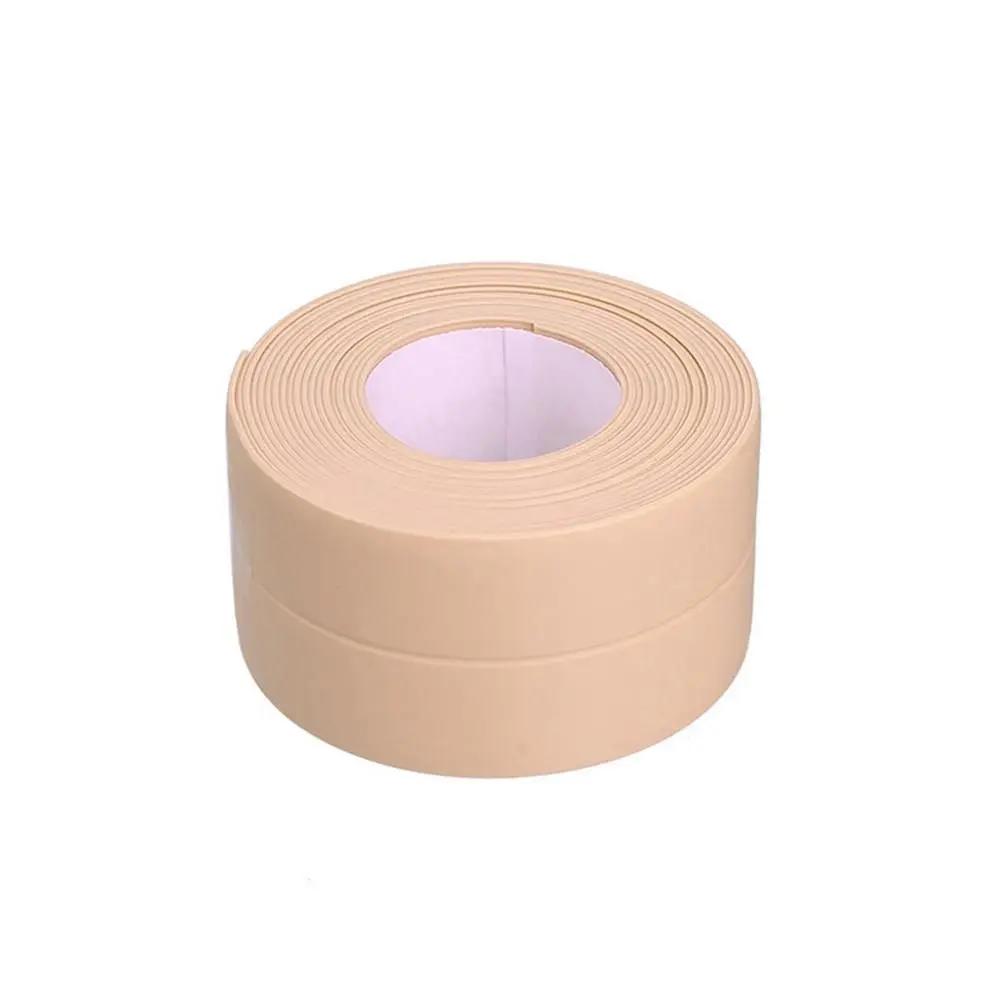 Waterproof Bathroom Kitchen Accessory - Self Adhesive Caulk Strip Sealant Tape for Shower Bath Side Wall Edges Anti-Mold Sink Ed