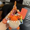 Adorable Plush Keychain DIY Cartoon Character Bag Charm for Backpack Keys