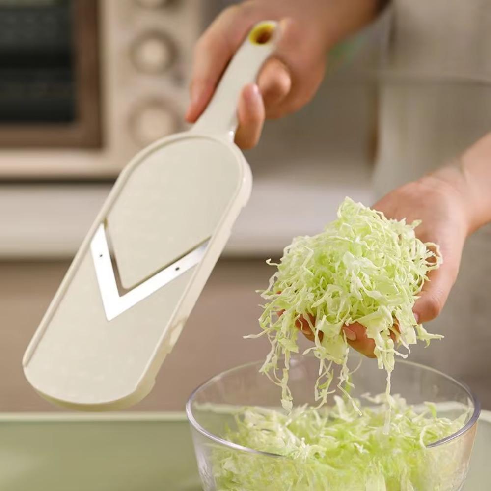 Ultra-Fine Vegetable Slicer & Shredder for Salad, Cabbage, Carrot - Multi-Purpose Kitchen Gadget, Food Chopper for Home & Dining