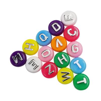 Jewelry Making Wholesale Loose Beads Necklace Bracelet Pendant DIY for 50PCS 10mm Letter Flatback