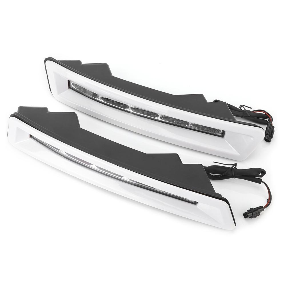 Pair of 12V LED DRL Daytime Running Lights Fit for Toyota Land Cruiser FJ200 2012-2013