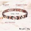 Vintage Zircon Magnetic Bracelets For Women Adjustable Bracelet Jewelry Accessories Party Gift