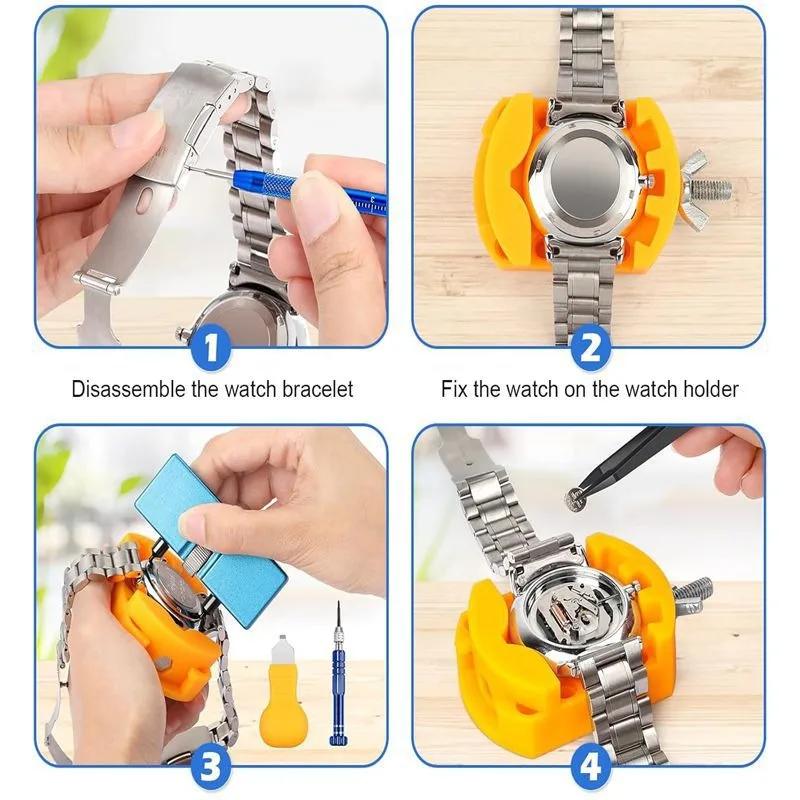 Watch Repair and Disassembly Watch Remover  Watch Repair Tool Set Household Hardware Combination Kit