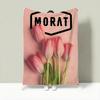 Band M-Morat Throw Lightweight 240g Flannel Blanket Soft Skin-friendly for Summer Cooling