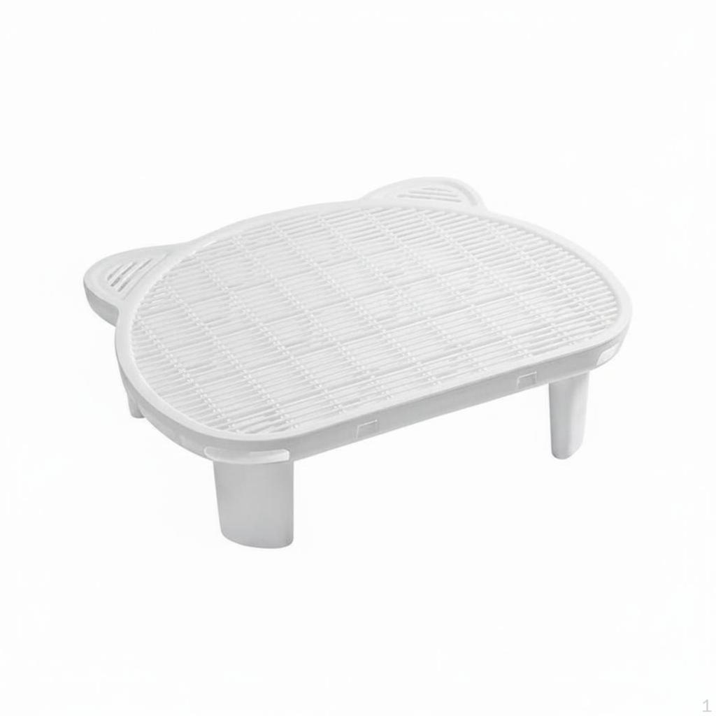 Cat Litter Catcher Mat Anti Scatter Toilet Area Paw Cleaning Pet Supply for Washroom, Laundry