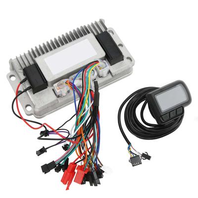 Contrôleur de Moteur Brushless 36V 48V 1000W Ensemble Écran LCD EN06 Kit Contrôleur Onde Sinusoïdale 3 Modes pour Vélo Électrique