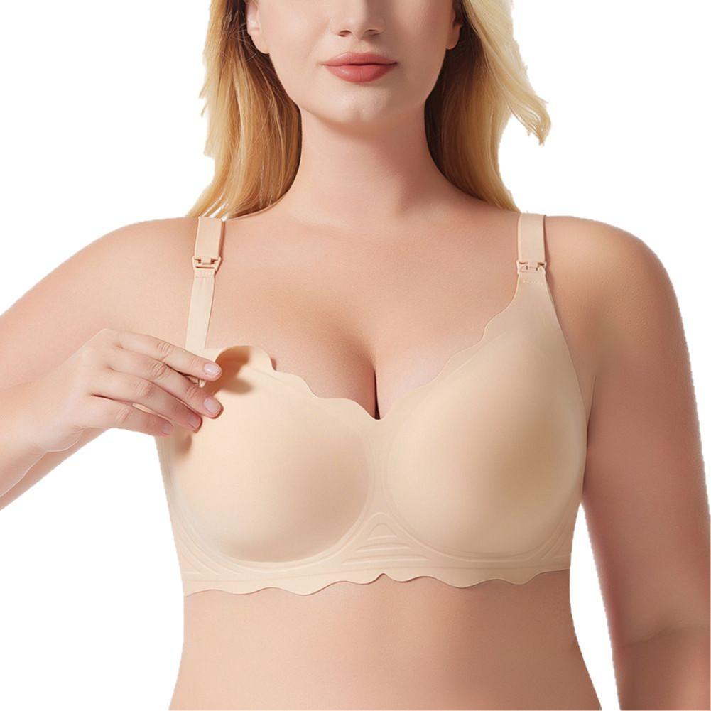 European and American Large Size No-rims Bra Smooth Seamless Soft Support Bra