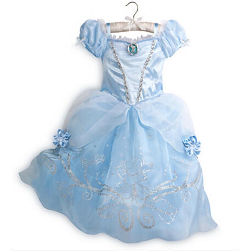 Mädchen Prinzessinnenkostüm Kinder Party Halloween Cosplay Kleider Weihnachten Geburtstag Karneval Verkleidung Rapunzel Verkleidung Kittel