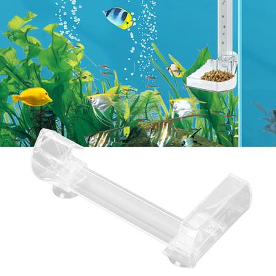Fish Shrimp Feeder Tube Large Plate Fixed Point Feeding Acrylic Clear Shrimp Feeding Tube for Aquarium Fish