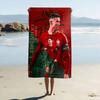 C-Cristiano R-Ronaldo CR-7 Asciugamano da Spiaggia in Microfibra Assorbente Asciugatura Rapida Morbido Yoga Nuoto Resort Arrampicata su Montagna Asciugamano