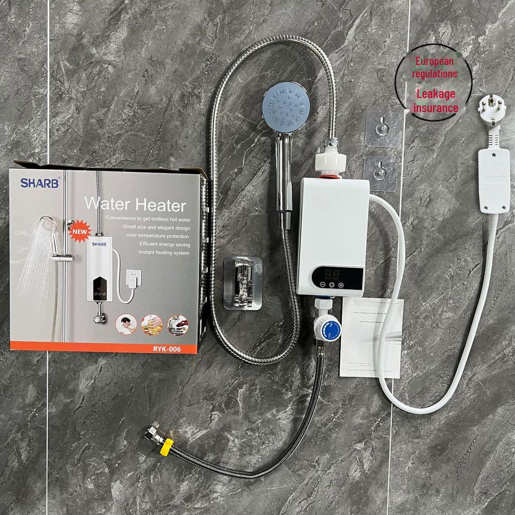 Compact Instant Electric Water Heater for Shower – Constant Temperature, Punch-Free, Fast Heating for Kitchens