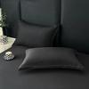 2pcs Pillowcase Decorative Cushion Cover Envelope Style White Gray Khaki Solid Color Home Body Pillow Case 48X74cm