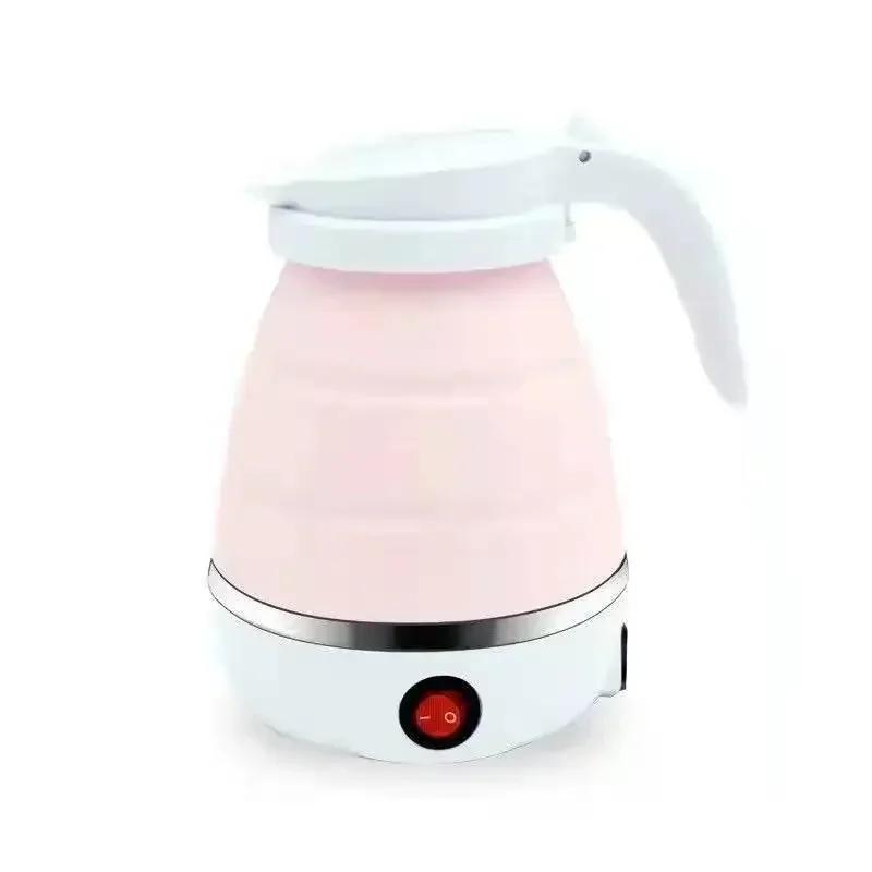 Portable Mini Folding Kettle, 600ml Capacity Travel Accommodation Boil Water Tool,Outdoor Travel Supplies,Kitchen Boiling Kettle