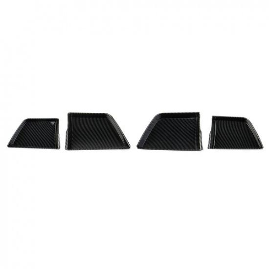 Carbon fiber style inner door handle bowl cover trims  for Toyota Tacoma 2024+