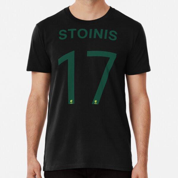 

Marcus Stoinis Australia Cricket Premium T-S S to 5XL Made in the AU/USA T-Shirt S