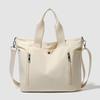 Women's Large Capacity Tote Bag Solid Color Shoulder Bag Water-Repellent Crossbody Bag