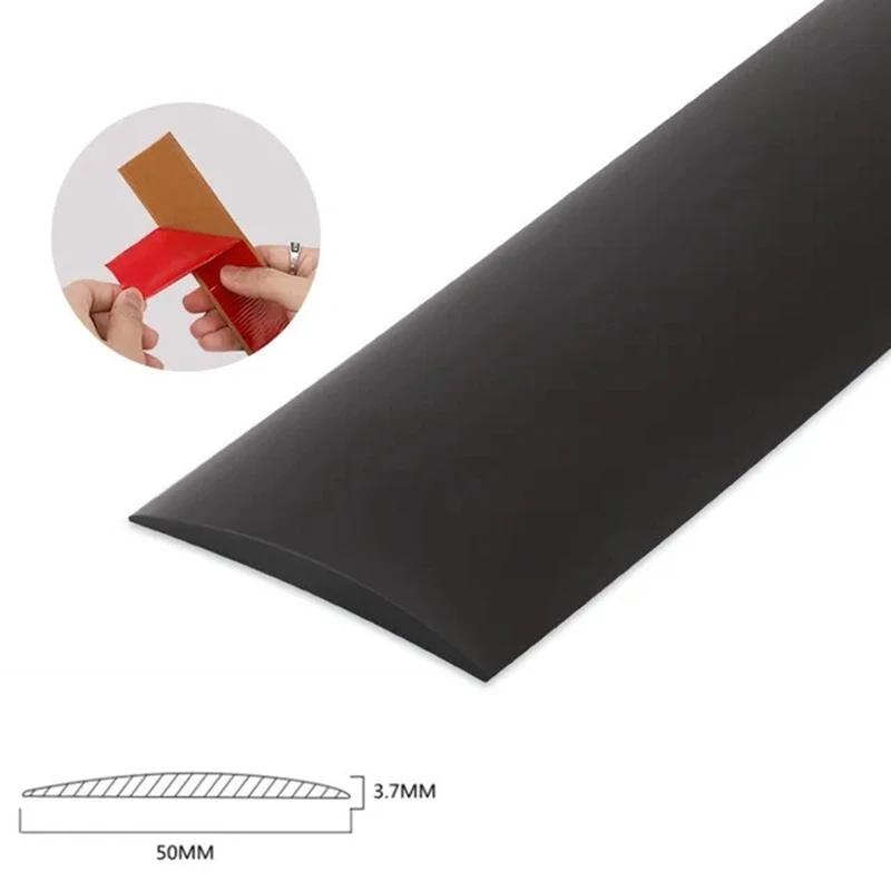 5cm PVC Wood Floor Transition Strip Edge Closing Strip Self-adhesive Seam Strip Flat Buckle Dge Pressing Threshold Strip