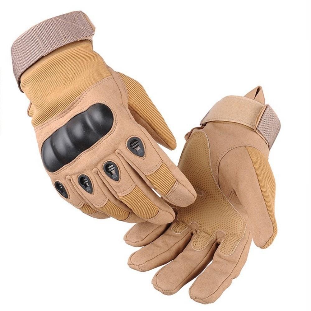 Shock-absorbing Racing Finger Mittens Wear-Resistant Men Full Finger Gloves Men Male