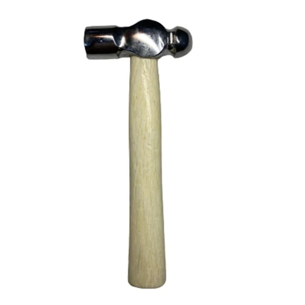 Round Head Mini Hammer Wooden Handle Double-Faced Hammer Ball Peen Hammer  Smashing Walnut