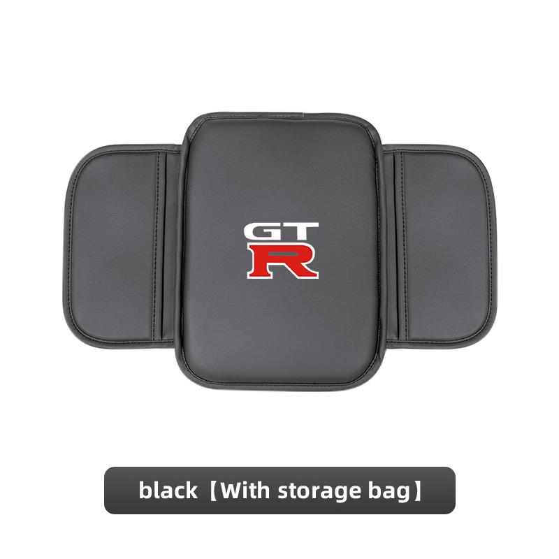 Car Leather Armrest Box Heighten Protective Pad Decoration For Nissan Juke Leaf Qashqai Patrol Pathfinder X-Trail Nismo Murano