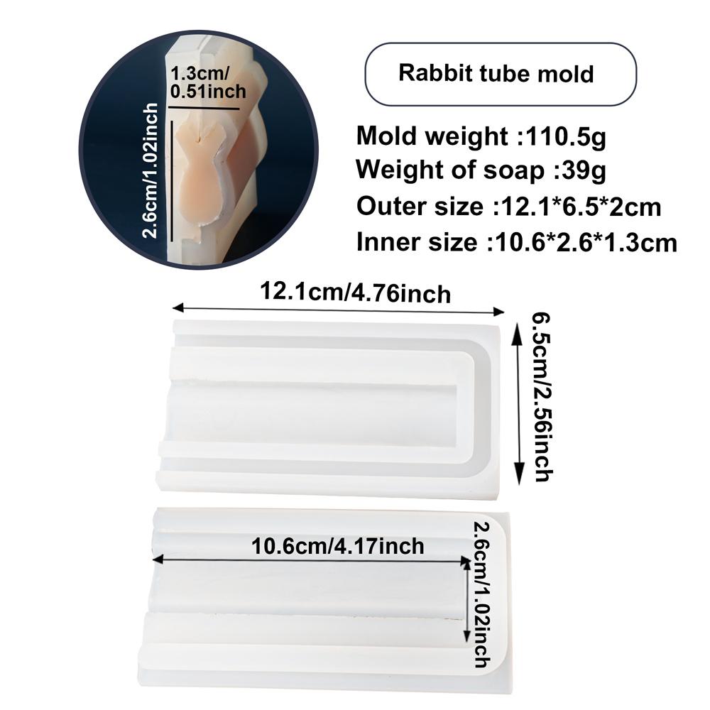 3D Geometric Animal Various Shapes Candle Fondant Reusable Mold DIY Embed Soap Mold Handmade Tube Cake Candle Making Supplies