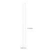 11Pcs Artificial Flower Stems Plastic Iron Wire Sturdy Flexible DIY Floral Rods for Wedding Bouquets Garden Office Party