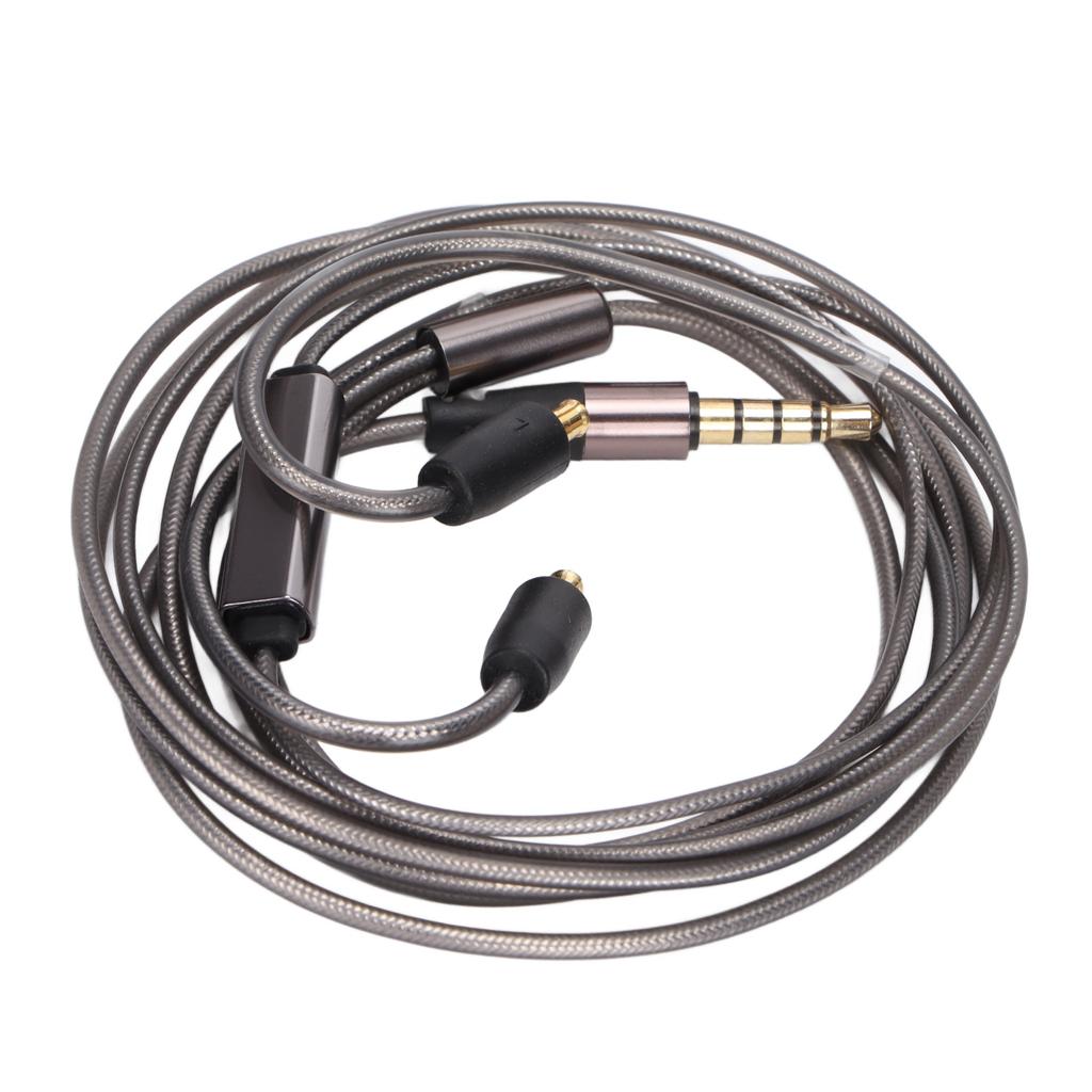 Headphone Audio Cable Music Control Upgrade Earphone Cable with Microphone for ATH CKS1100