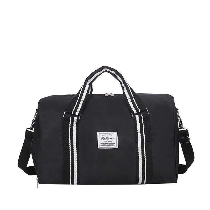 

TS JYL laptop bag,Women Travel Handbag Korean Outdoor Short Trip Wet Dry Separation Gym OneSize чёрный