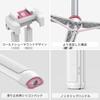 Ulanzi Smartphone Camera Smartphone Clip Telescopic Ball with Cold Compatible with iPhone Action and White MT-44 Tripod, Tripod, Tripod, 147cm, 2-in-1