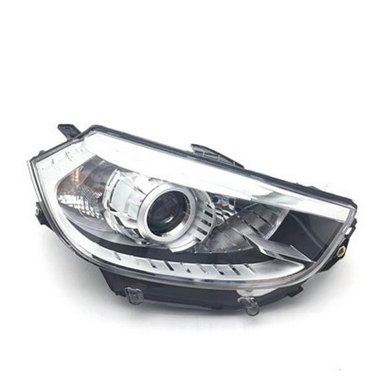 Compatible 15-16 Zhonghua V3 Headlight Assembly with LED High/Low Beam Bulb