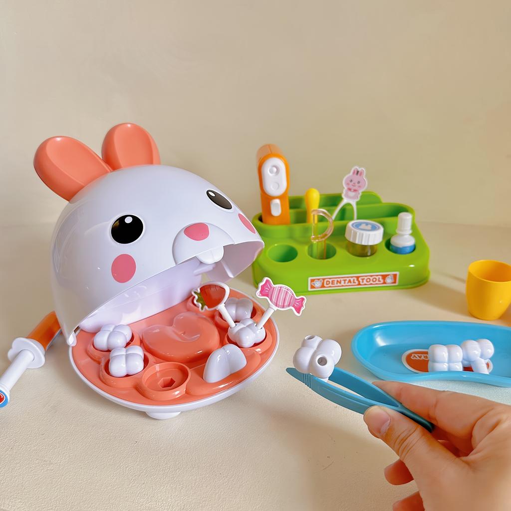 Learning Dentist Toy Set, Pretend Dental Playset for Youngsters 3+ Years Old