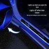 XPeng Car Luminous Door Sill Light - No Wiring Needed, Colorful LED Ambient Welcome Lights