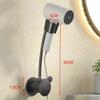 Free Hands Hairdryer Storage Rack Wall-mounted Air Duct Storage Rack Hair Dryer Organizer  Bathroom
