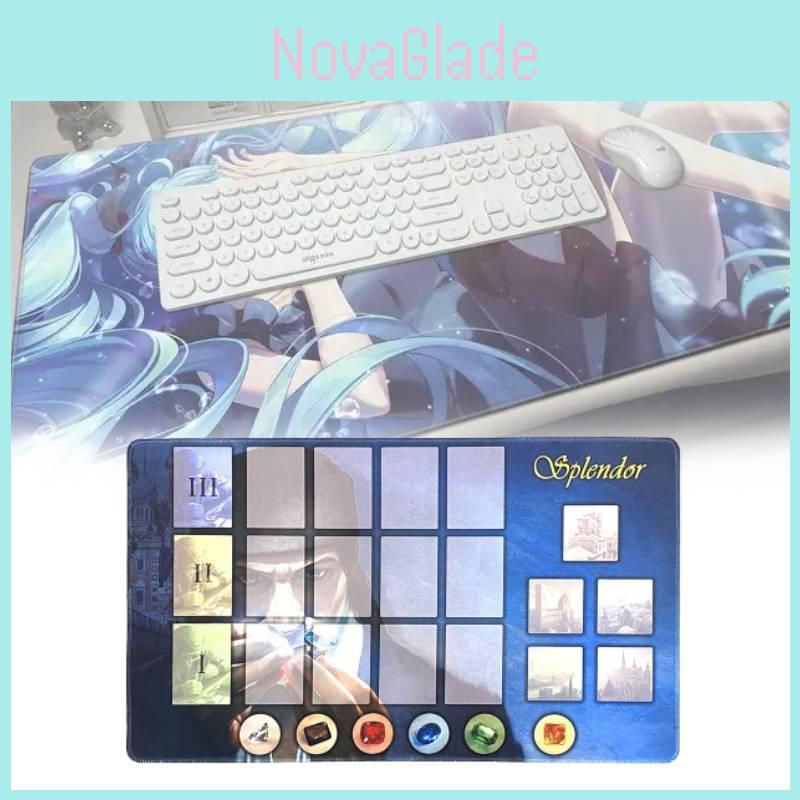 Mata do gry planszowej Gem Splendor z żywiczną powierzchnią dla entuzjastów kart i gier