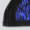 Sonnencreme Reißfest Herren Badekappe Nylongewebe Flammenstil Ohrenschutz Schwimmhaube