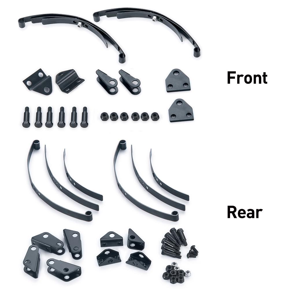 AXSPEED Steel Leaf Spring Suspension Bar Set for 1/14 Tamiya Tractor Truck Trailer Cargo Tow Upgrade Parts