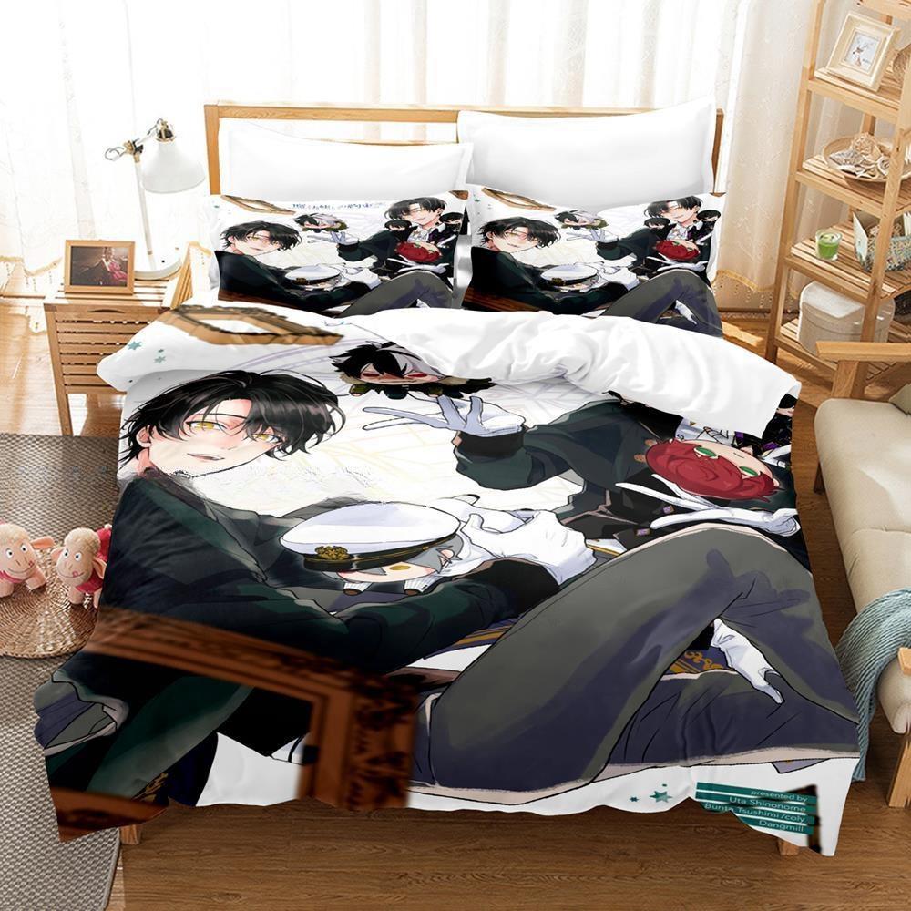 New Game Promise of Wizard Bedding Set Duvet Cover Comforter Bed Set Quilt Cover Pillowcase King Queen Twin Size Boys Girl Adult