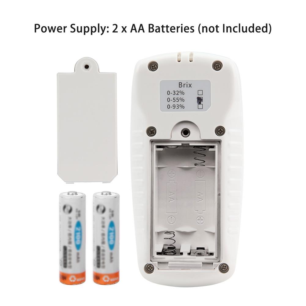 High Precision 055% Digital Brix Refractometer Brix Meter Automatic Temperature Compensation
