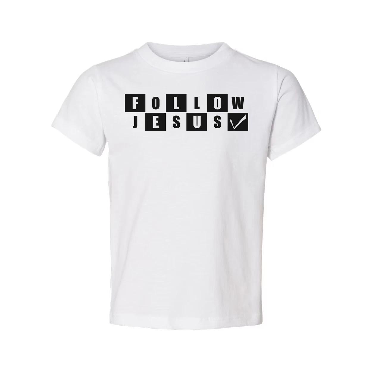 Follow Jesus Graphic Tee For Christians Unisex Short Sleeve Shirt With Inspirati S