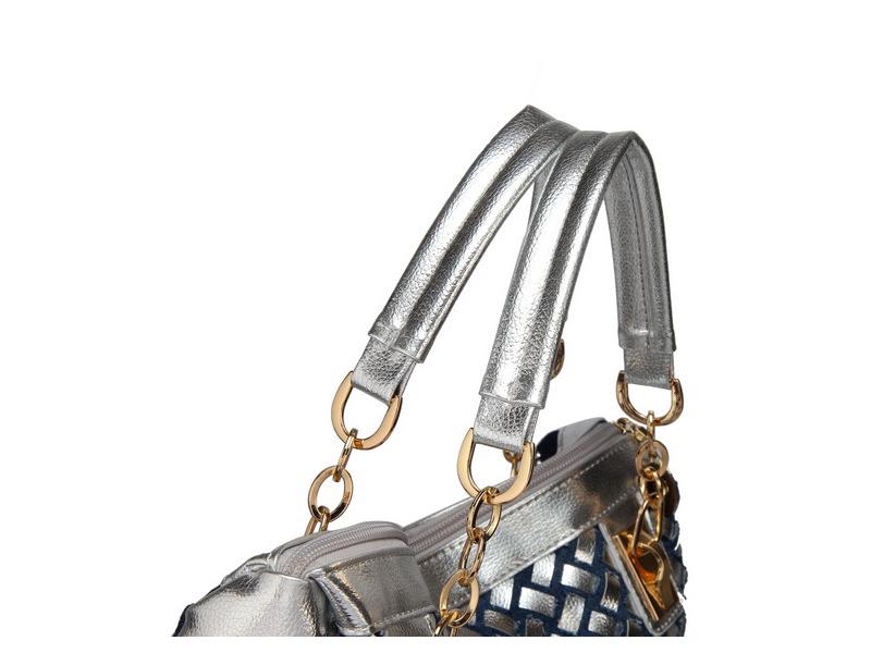 Women's 2024 Denim Canvas Rhinestone Shoulder & Crossbody Tote Handbag