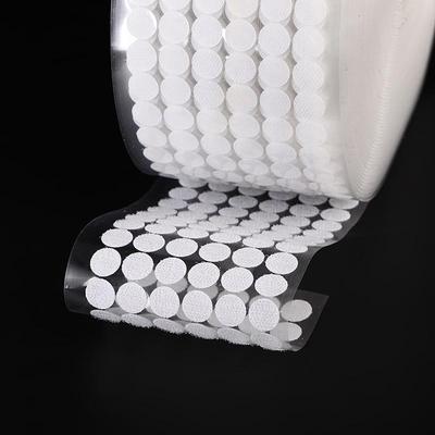 Umweltfreundliche transparente Klettsticker für DIY und Basteln